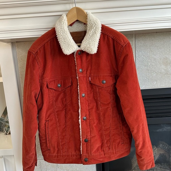 Levi’s Corduroy Trucker Sherpa Jacket - Picture 4 of 15